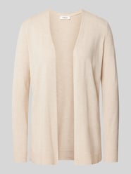 Comfort Fit Strickjacke aus Baumwoll-Viskose-Mix von s.Oliver RED LABEL Beige - 26