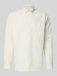 Nowoczesny krój modern fit koszula casualowa z brustaszą model 'NORREBRO' od JACK & JONES - 3