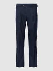 Bundfaltenhose mit Zierleisten Modell 'BARRY' von SELECTED HOMME Blau - 25