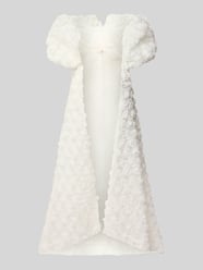 Abendkleid mit Puffärmeln und floralen Applikationen von LUXUAR FASHION - 29