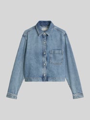 Relaxed Fit Jeansbluse mit Leinen-Anteil von Marc O'Polo - 41