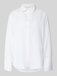 Bluzka o kroju regular fit z mieszanka lnu i bawełny od Gina Tricot - 4