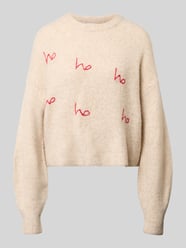 Relaxed Fit Strickpullover mit Rundhalsausschnitt Modell 'VIXEN' von NOISY MAY® - 31