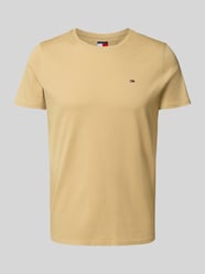 Regular Fit T-Shirt aus reiner Baumwolle von Tommy Jeans Beige - 45