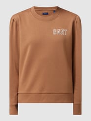 Sweatshirt met logoprint  van Gant Bruin - 43