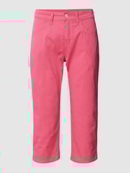 Caprihose mit Label-Stitching Modell 'SUMMER CLEAN' von MAC Pink - 40