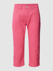 Caprihose mit Label-Stitching Modell 'SUMMER CLEAN' von MAC Pink - 46