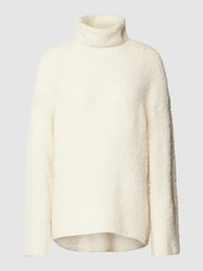 Oversized Strickpullover mit Woll-Anteil Modell 'NATHERINE' von Pieces Beige - 37