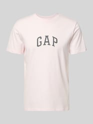 T-Shirt mit Logo-Patch und Rundhalsausschnitt von GAP Pink - 29