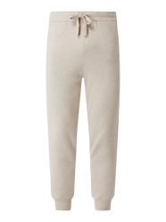 Joggingbroek van viscosemix van Jake*s Beige - 42