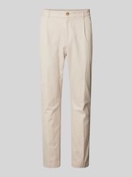 Loose Fit Bundfaltenhose mit elastischem Bund Modell 'Lester' von JOOP! Collection Beige - 39