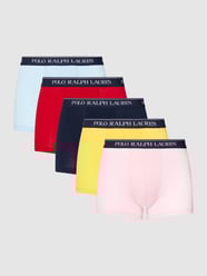 Trunks mit Logo-Bund im 5er-Pack Modell 'CLASSIC TRUNK' von Polo Ralph Lauren Underwear Rosa - 23