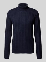 Strickpullover mit Rollkragen Modell 'BLATRENT' von Jack & Jones Premium Blau - 23