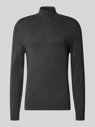 Slim Fit Rollkragenpullover aus Viskose-Mix von MCNEAL - 1