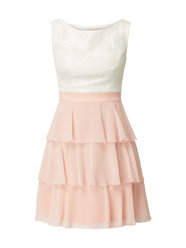 Cocktailkleid aus floraler Spitze und Chiffon von Paradi Rosa - 43