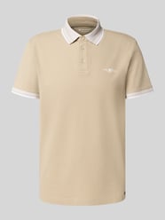 Regular Fit Poloshirt aus Baumwoll-Mix von Tom Tailor Beige - 45