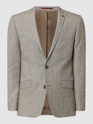 Slim Fit 2-Knopf-Sakko aus Leinenmischung  von Roy Robson Grün - 8