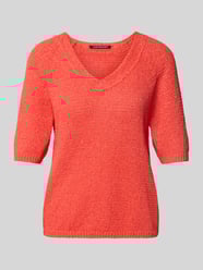 Strickpullover mit V-Ausschnitt von Luisa Cerano - 46
