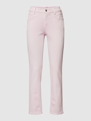 Mid Rise Jeans im Straight Fit von Cambio Pink - 25