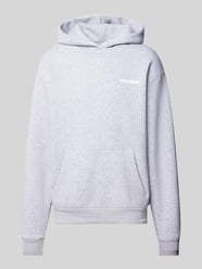 Hoodie mit Label-Schritzug von REVIEW Grau - 18