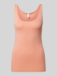 Tanktop met boothals van QS Oranje - 47