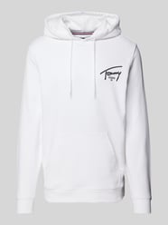 Regular Fit Hoodie mit Label-Print von Tommy Jeans Weiß - 16