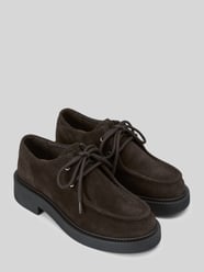 Buty sznurowane z welurowej skory bydlęcej model 'Perla 1' od Marc O'Polo - 21