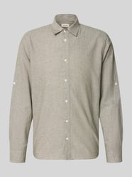 koszula casualowa o kroju regular fit z kołnierzykiem typu kent model 'ABAN' od Blend - 36
