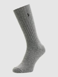 Socken mit Label-Stitching Modell 'CREW SOCK' von Polo Ralph Lauren Underwear Grau - 18