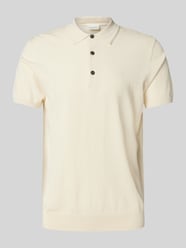 Regular Fit Poloshirt mit elastischen Abschlüssen von Profuomo - 46