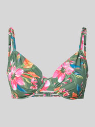 PLUS SIZE góra od bikini we wzór na całej powierzchni model 'Malia' od LASCANA - 5