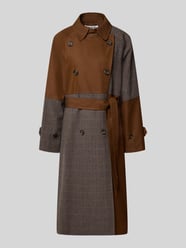 Loose fit lange jas van wolmix model 'KAGU' van Essentiel Antwerp - 11