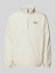 Sweatshirt mit Troyer-Kragen von EA7 Emporio Armani Beige - 41