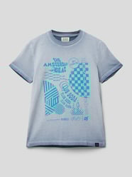 T-shirt met ronde hals van Scotch & Soda Blauw - 12