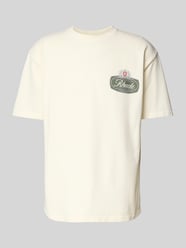 T-Shirt reiner Baumwolle mit Label-Print von RHUDE - 1
