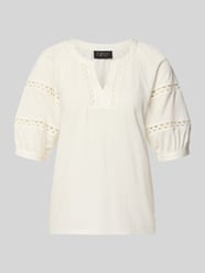 relaxed fit T-shirt van modal-mix van s.Oliver BLACK LABEL - 22