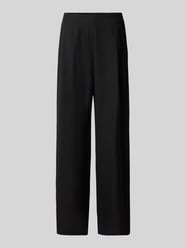 Spodnie z szeroką nogawką i bocznym zamkiem błyskawicznym od ARMANI EXCHANGE - 11