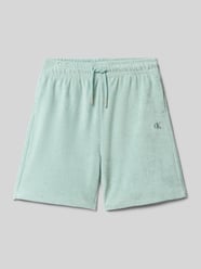 Regular fit korte broek met logostitching, model 'TOWELLING TEXTURE' van Calvin Klein Jeans - 37