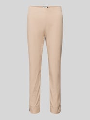 Spodnie materiałowe o skróconym kroju slim fit model ‘SABRINA’ od SEDUCTIVE Brązowy - 41