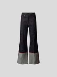 Wide Leg Jeans von Victoria Beckham Blau / Türkis - 33