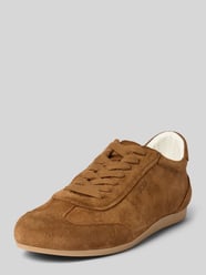 Sneaker aus echtem Veloursleder mit Logo-Prägung von BOSS - 15