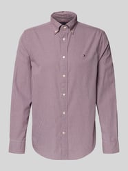 Regular fit vrijetijdsoverhemd van puur katoen-popeline van Tommy Hilfiger Bordeaux - 48