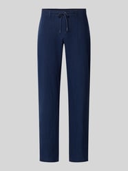 riverso RIVMarco Linnen broek voor heren, lang, regular fit, zomerbroek, vrijetijdsbroek, effen, wit, beige, olijf, blauw, zwart, S, M, L, XL, XXL, 3XL, 4XL, 5XL, wit, XL