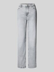 Straight fit jeans van een mix van katoen en elastaan, model 'KELLY' van Pieces - 34