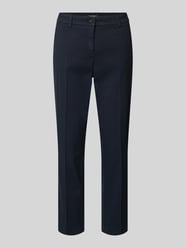 Spodnie z tkaniny w kroju straight fit z kantem model 'Karina' od CAMBIO - 15