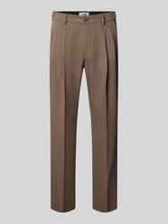 Straight Fit Stoffhose aus Lyocell-Mix Modell 'Leek' von DRYKORN Beige - 25
