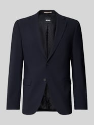 Marynarka garniturowa o kroju slim fit z mieszanki żywej wełny model 'HARVEY' od BOSS - 36