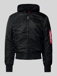 Bomberjacke mit Label-Patch von Alpha Industries - 3