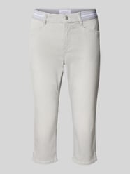 Spodnie capri o kroju slim fit z wpuszczanymi kieszeniami model ‘Ana’ od Angels - 8