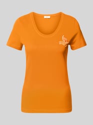T-Shirt mit Motiv-Print von s.Oliver RED LABEL Orange - 8